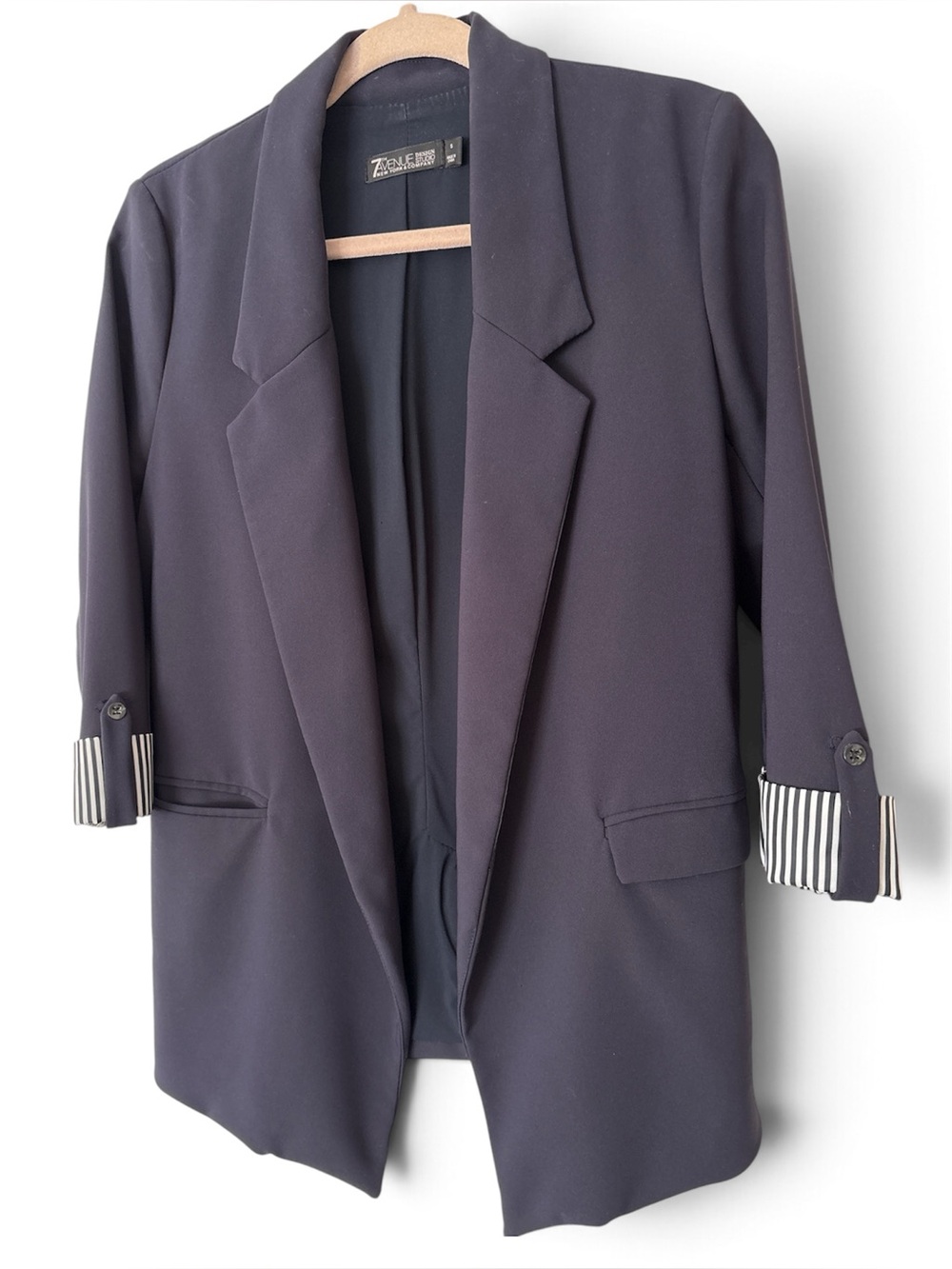 7th avenue New York company Women's Navy Blazer Jacket